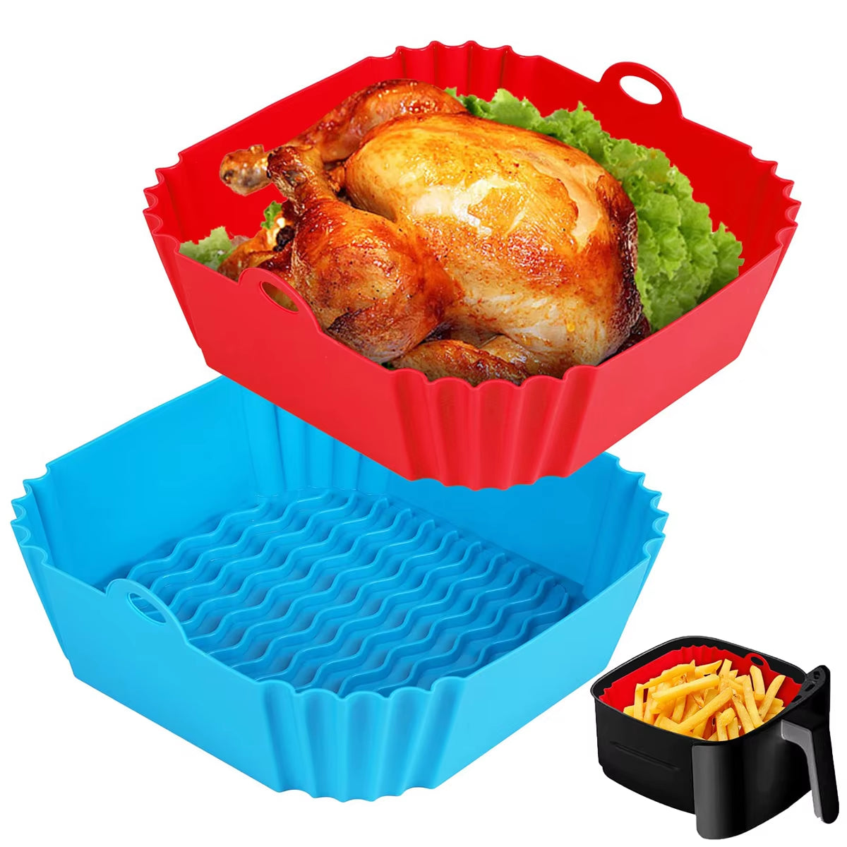 Non-Stick Silicone Mat for Air Fryer.